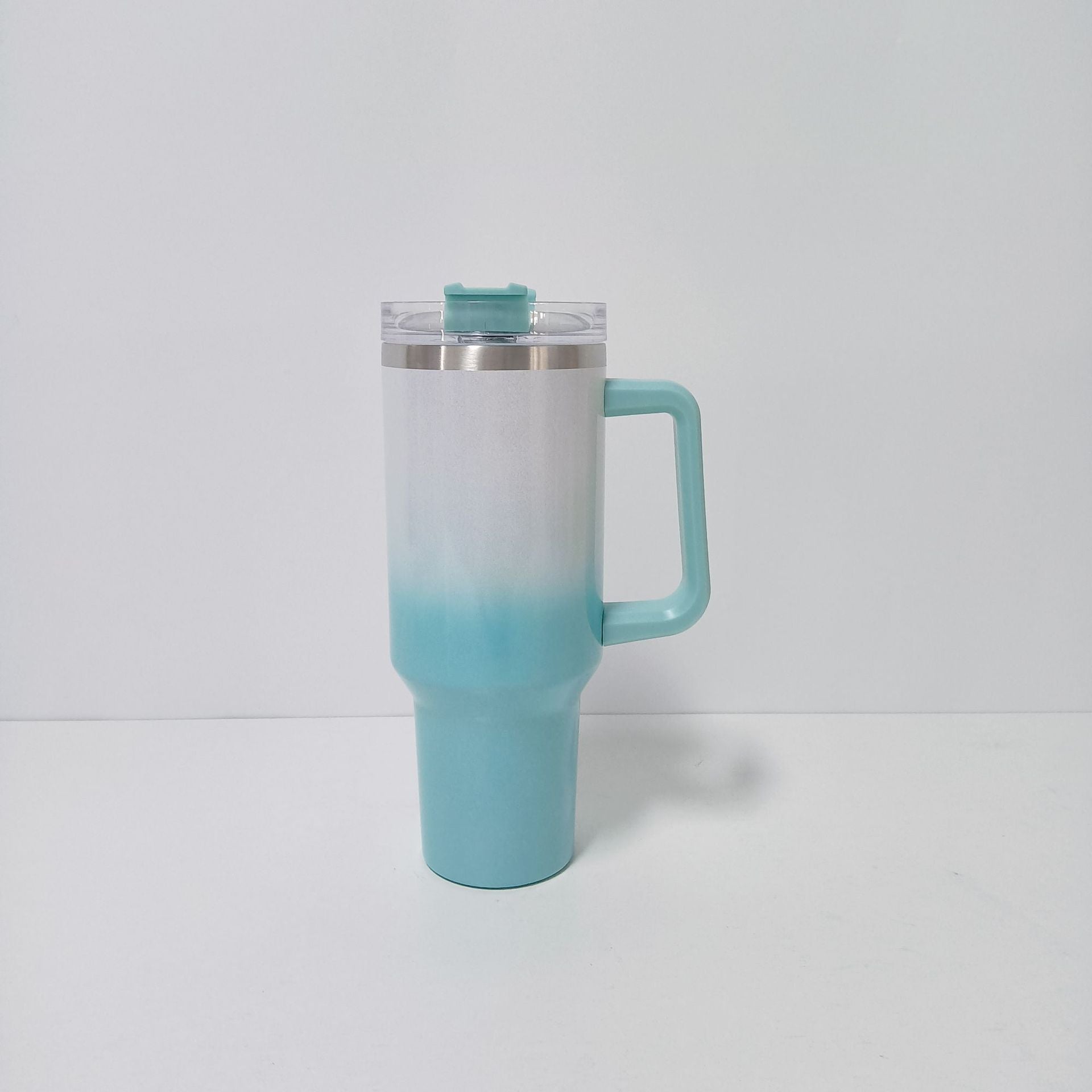 Wholesale stainless steel thermos cup 40oz car cup with handle vacuum large capacity portable sports kettle ice bully